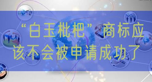 “白玉枇杷”商标应该不会被申请成功了