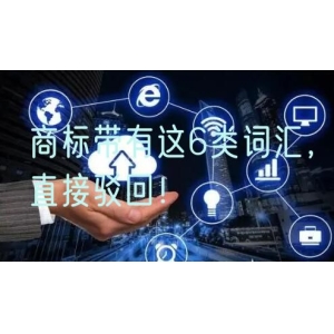商标带有这6类词汇，直接驳回！