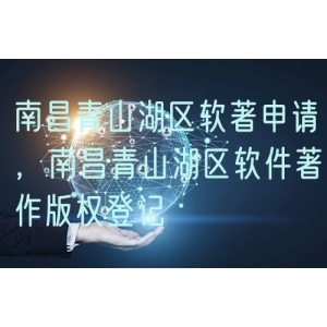 南昌青山湖区软著申请，南昌青山湖区软件著作版权登记