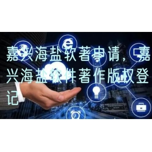 嘉兴海盐软著申请，嘉兴海盐软件著作版权登记