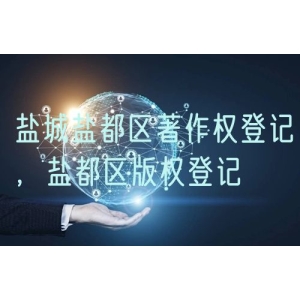 盐城盐都区著作权登记，盐都区版权登记