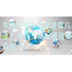 牛肉干商标注册是第几类？牛肉干商标要选哪几类？