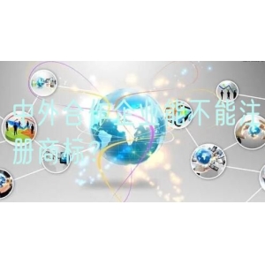 中外合作企业能不能注册商标？