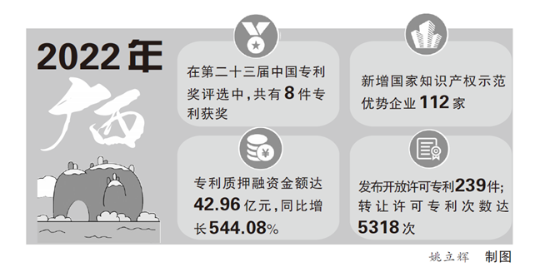 “八桂”大地春风起 知识产权成效显